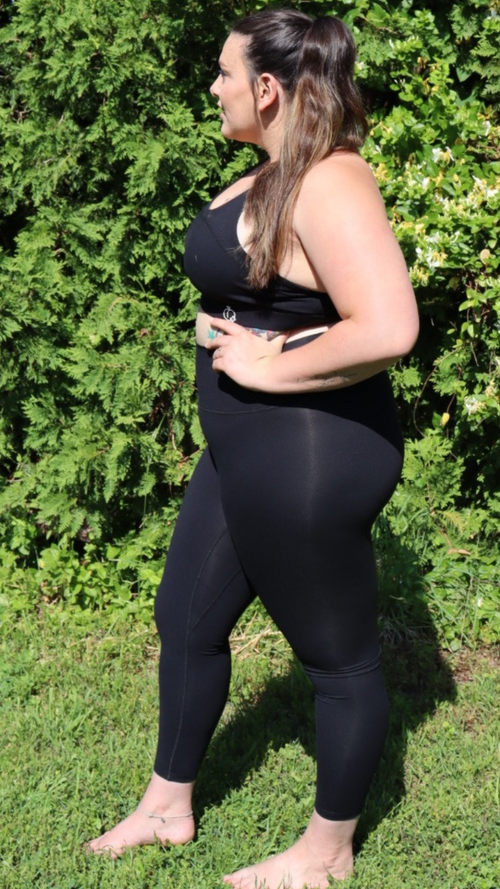 Sweets Seamless Leggings - Black Licorice