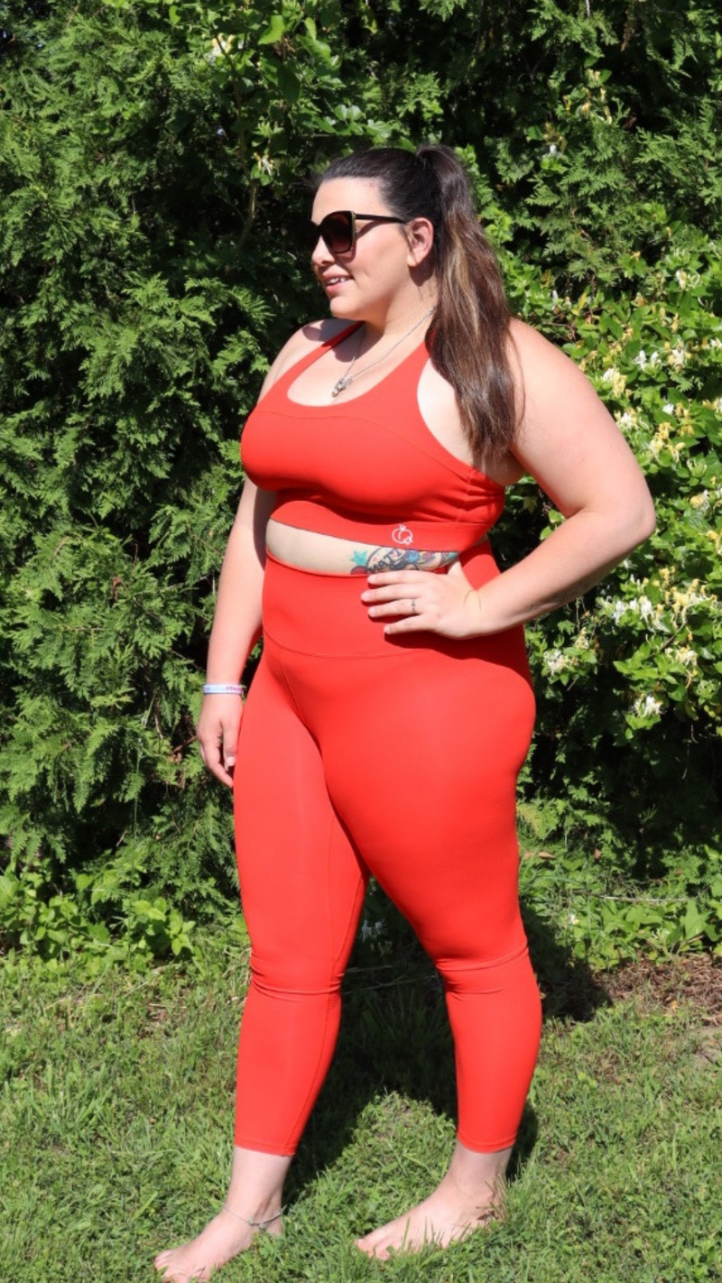 Sweets Seamless Leggings - Red Hots