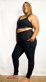 EssentialPlus Full Length Leggings - Bold Black