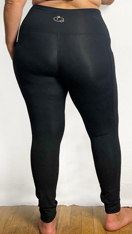 EssentialPlus Full Length Leggings - Bold Black – PeachPlus Active